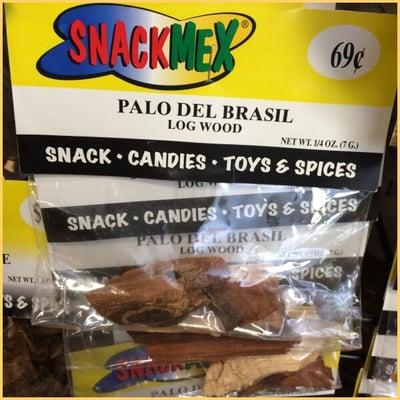 Log Wood: snack, candy, toy, or spice?