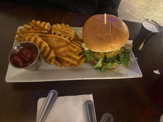 The famous PUB burger