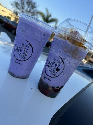 Ube Monster And Upside Down Halo Halo