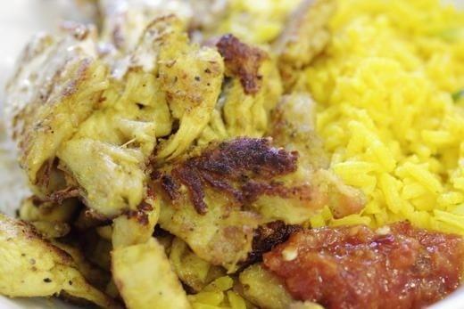 Chicken on Saffron Rice