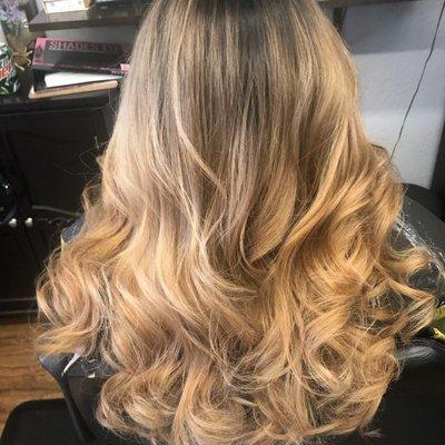 Soft color and curls