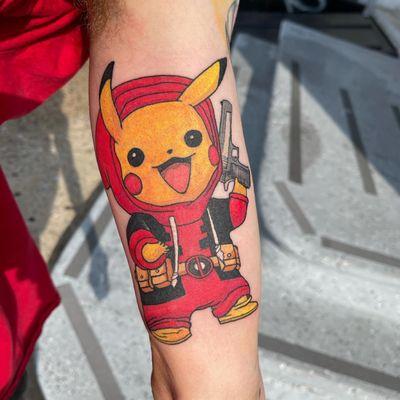 Anime color tattoo Knoxville, TN.