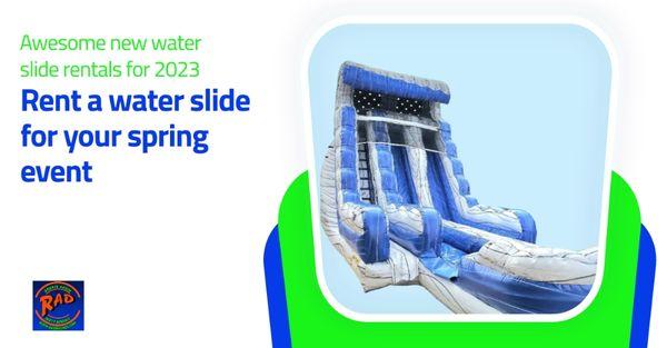 new water slide rentals have arrived!