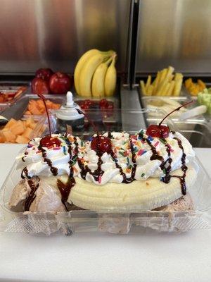 Abuelita Chocolate banana split