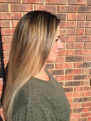 BEAUTIFUL balayage to brighten up our day