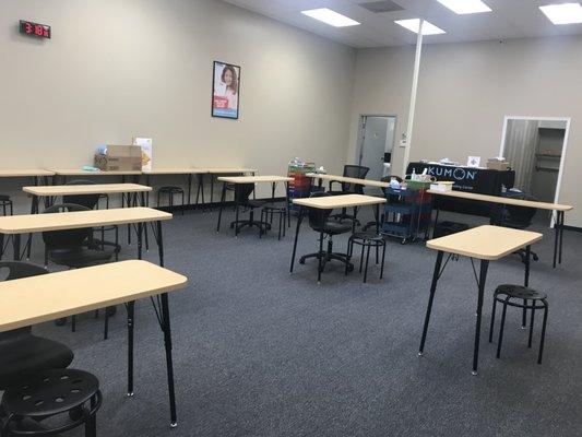 Our classroom is set up differently from most school classrooms, designed to promote success!