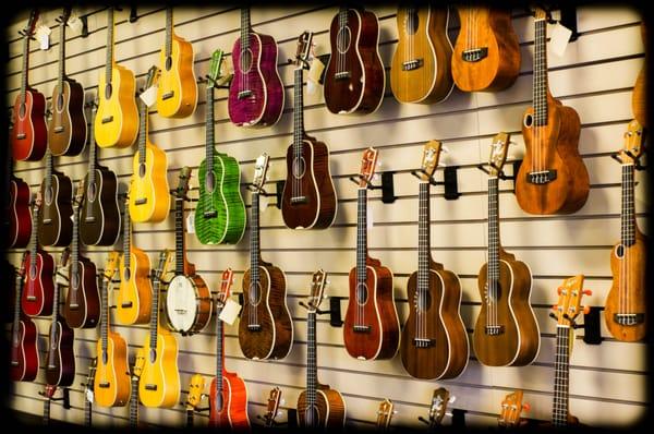 Kamoa ukes at The Strum Shop