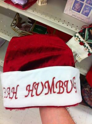 Ironic Santa hat