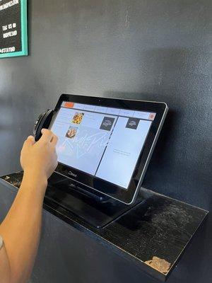 Ordering kiosk