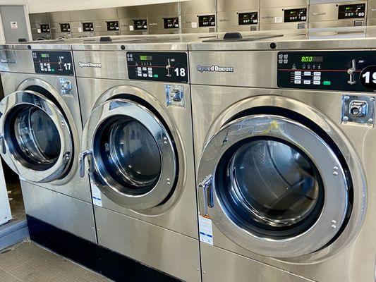 New 40 pound washers with 3 wash selections