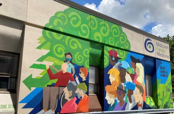 Our new mural by Sike Style Industries ... Inclusion and Diversity