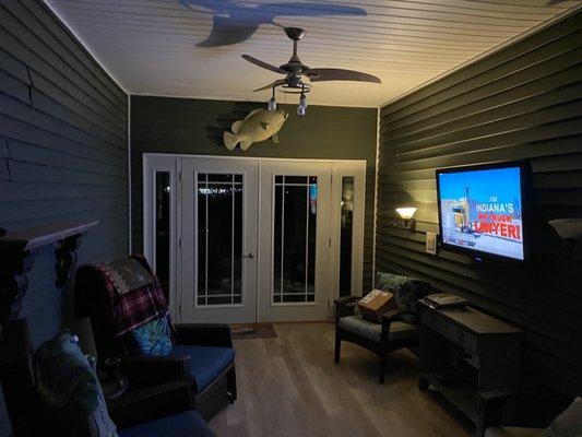 Indoor outdoor living room