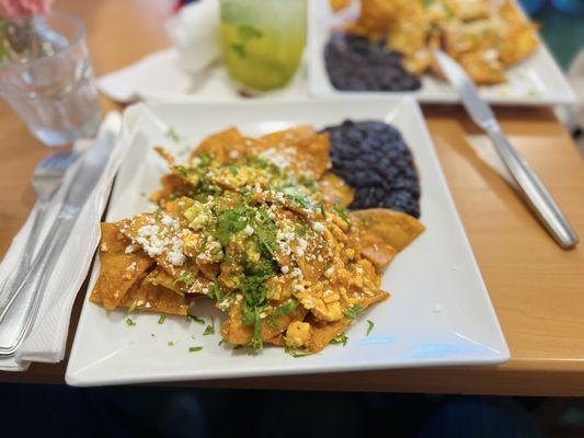 Red Sauce Chilaquiles