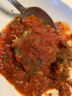 Meatless Meatballs- probably my favorite thing on the menu!!