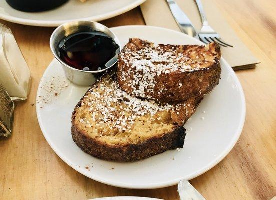 French toast (half order).