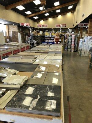 Great prices on tile flooring.