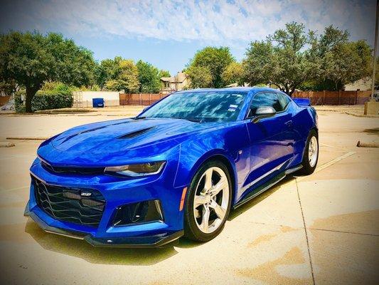 This my car after mvp fixed it an saved me my deductible. It's a SS, an they put on a zl1 kit. Car looks great. Great service.