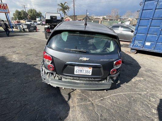 2013 Chevrolet Sonic LTZ hatchback parting out