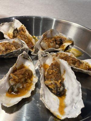 Steamed Oyster Appetizer