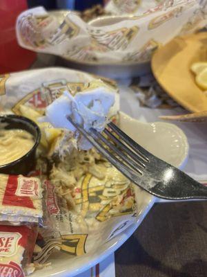 A lump of crab from my crabcake