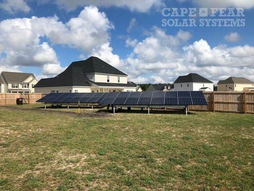 Ground mounted residential solar