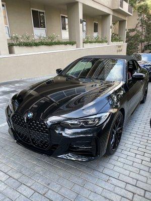 Legacy Car Rental Black BMW DELIVERED to my residence #luckiestgirlintheworld #lovelegacycarrental #satisfaction100 #amazingcars