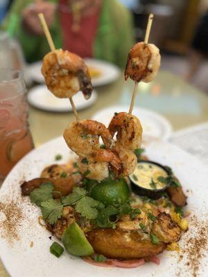 Grilled Shrimp skewers