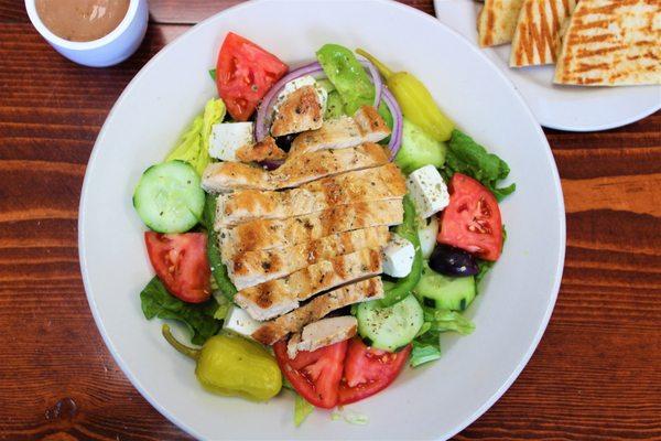 Take a trip to Greece and enjoy a Greek Salad! A healthy option with juicy flavors.