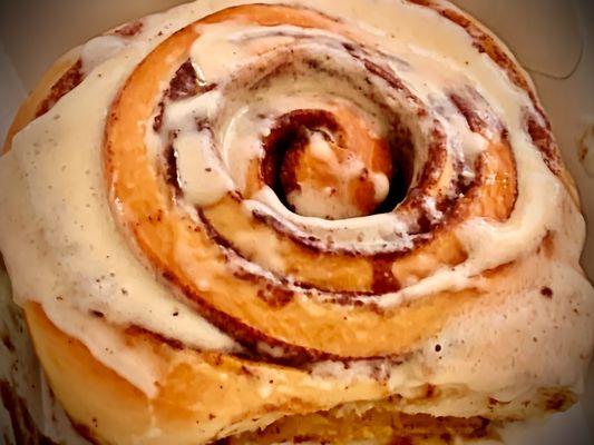 Hot, sweet, gooey, flavorful, DELICIOUS! Cinnabon!