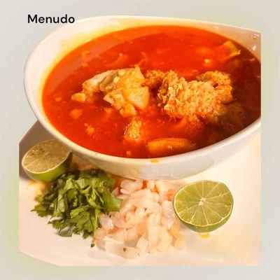 Menudo con un sabor auténtico mexicano!