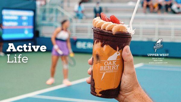 Acai fuels active lifestyles, loaded with nutrients & antioxidants.  Available at OAKBERRY in dishes & smoothies. ‍