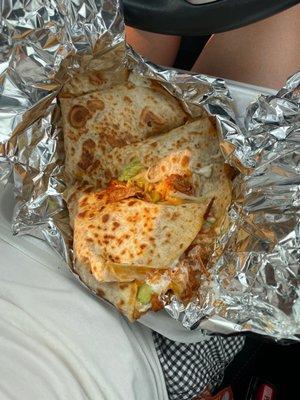 Jumbo chicken quesadilla