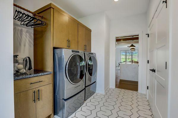 The mudroom at the Peyton