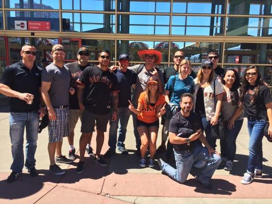 ERG's team trip to SF to see the Giants play!