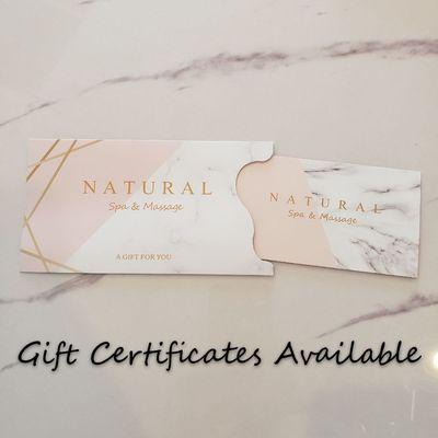 Gift Certificates