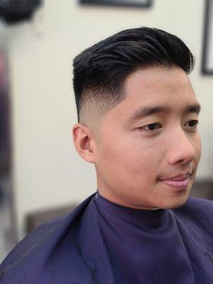 Taperfade. Learn the difference between taper and a fade