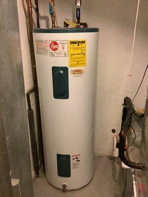 Water heater installation