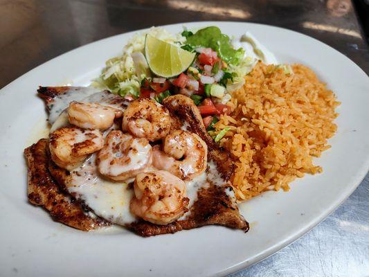 Grilled Chicken Breast & Shrimp