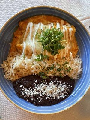 The enchiladas - that sauce