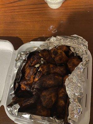 Burnt wings