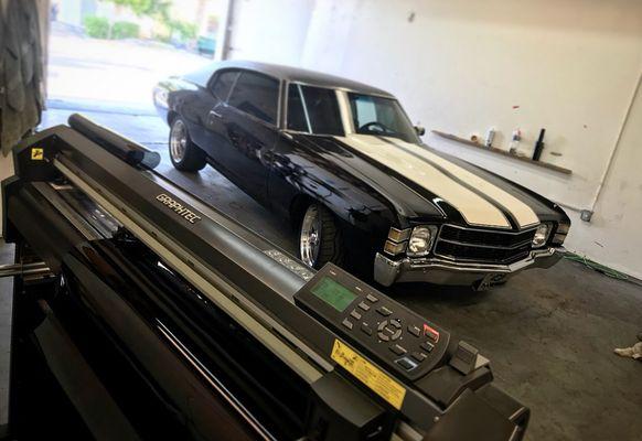 71 Chevelle ... 
Ask us about our Ceramic film!! Get up to 84% Infrared protection Vs a normal 11-13% without having to go any darker !!!!