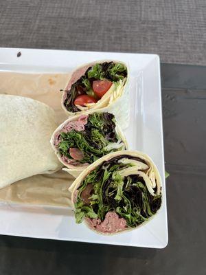 Roast beef wraps