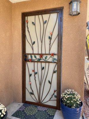 Custom Hand Painted Security Door