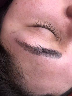 Healed Microblading