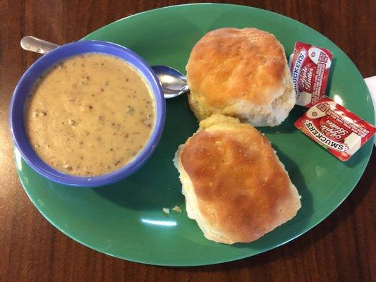 Country Biscuits and Gravy.