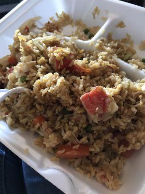 Seafood fried rice