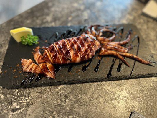 Grilled ika $14