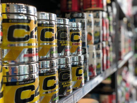 Complete selection of pre workouts