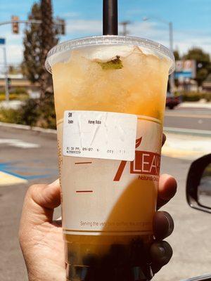 Summer Mint with Honey Boba