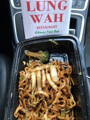 The nastiest lo mein I ever had in my life!